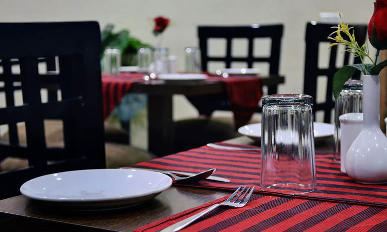 Imagen del bar/restaurante del Hotel Shanti Palace, Ajmer. Foto 3