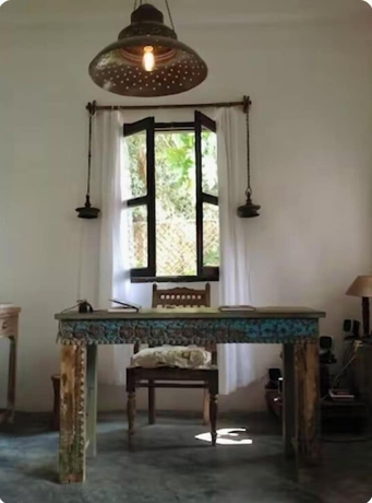 Imagen de los interiores del Hotel Shantidevi ashram s guesthouse. Foto 10