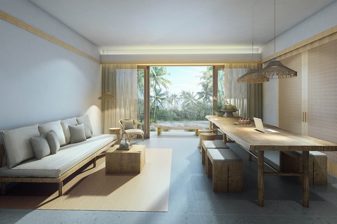 Imagen de la piscina del Hotel Sheraton Belitung Resort. Foto 19