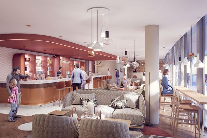 Imagen del bar/restaurante del Hotel Sheraton Bordeaux Airport. Foto 5