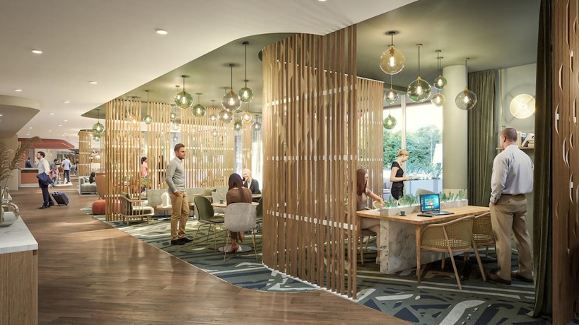 Imagen de los interiores del Hotel Sheraton Bordeaux Airport. Foto 11