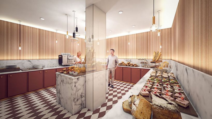 Imagen del bar/restaurante del Hotel Sheraton Bordeaux Airport. Foto 6