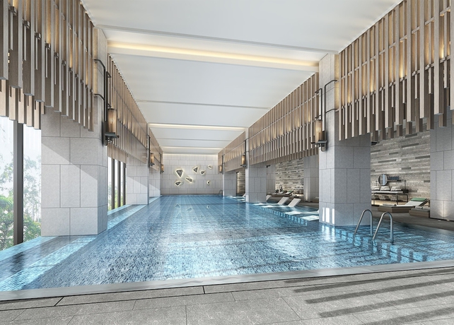 Imagen de la piscina del Hotel Sheraton Zhaoqing Dinghu. Foto 18