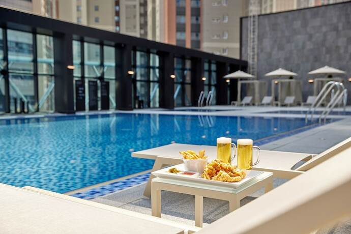 Imagen de la piscina del Hotel Shilla Stay Seobusan Gimhae Airport. Foto 27