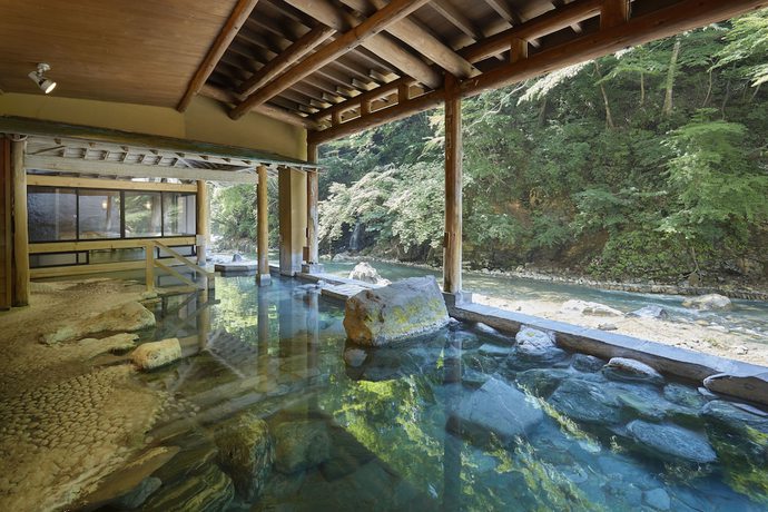 Imagen de la piscina del Hotel Shima Yamaguchikan. Foto 17