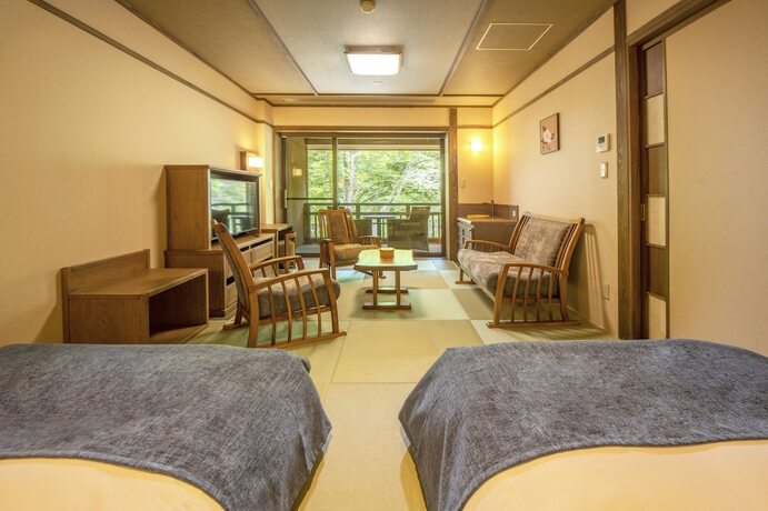 Imagen de la habitación del Hotel Shionoyu Onsen Rengetsu. Foto 15