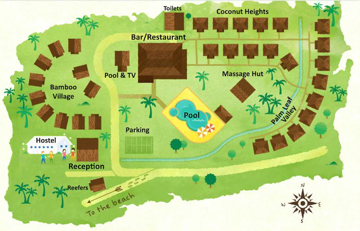 Imagen de los interiores del Hotel Shiralea Island Resort. Foto 17