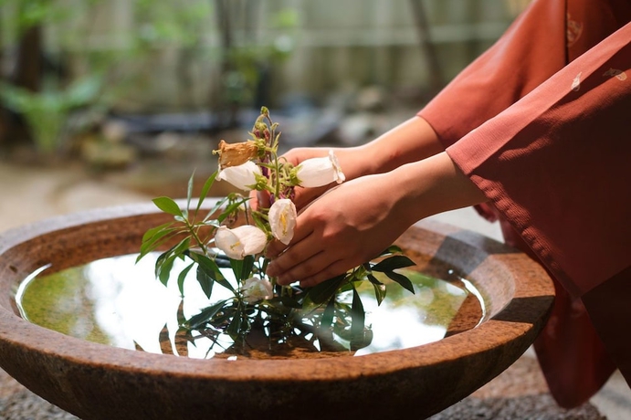 Imagen de los interiores del Hotel Shiratama No Yu Senkei. Foto 14