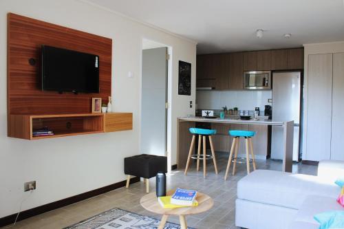 Imagen de la habitación del Hotel ShortStays Santiago. Foto 17