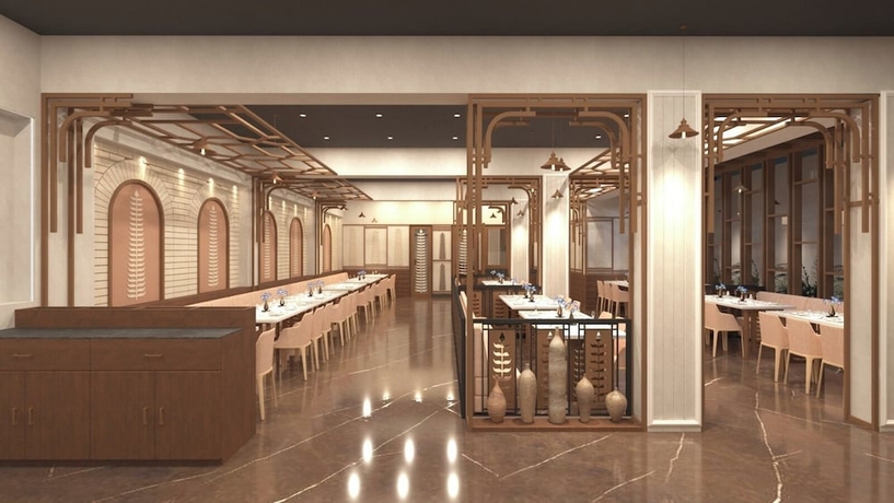 Imagen del bar/restaurante del Hotel Shree Shivya Namahstubhyam. Foto 2