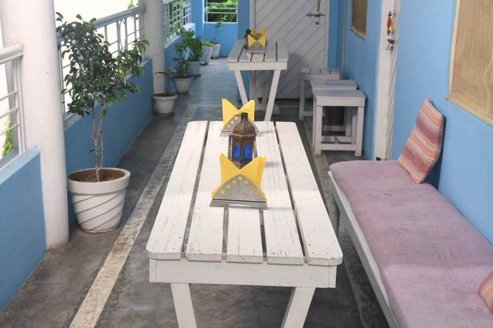 Imagen del bar/restaurante del Hotel Shri Yoga Mandir Guest House. Foto 2