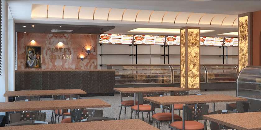 Imagen del bar/restaurante del Hotel Shyam. Foto 3