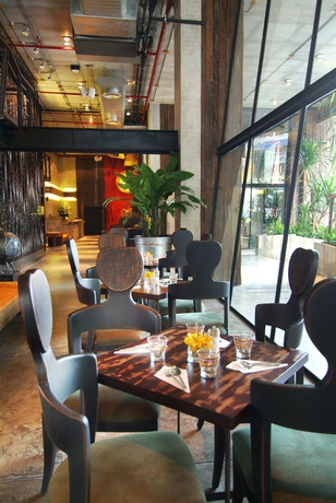 Imagen del bar/restaurante del Hotel Siam@siam Design Bangkok. Foto 2