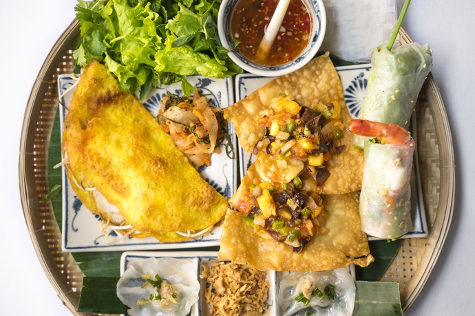 Imagen del bar/restaurante del Hotel Silk Sense Hoi An River Resort. Foto 9