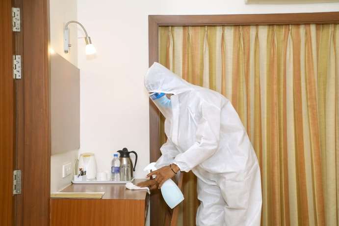 Imagen de la habitación del Hotel Silver Palace, Rajkot. Foto 9