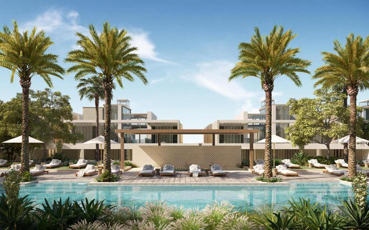 Imagen de la piscina del Hotel Six Senses The Palm, Dubai. Foto 22