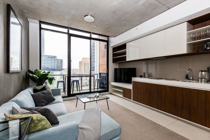 Imagen general del Hotel Sky 1 Bdr South Yarra Apartment. Foto 13