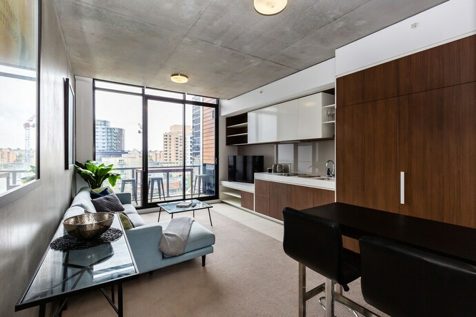 Imagen de la habitación del Hotel Sky 1 Bdr South Yarra Apartment. Foto 24