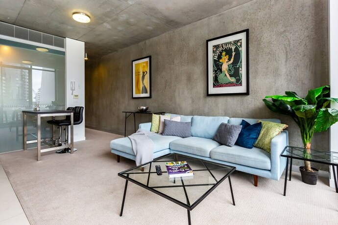 Imagen de la habitación del Hotel Sky 1 Bdr South Yarra Apartment. Foto 25