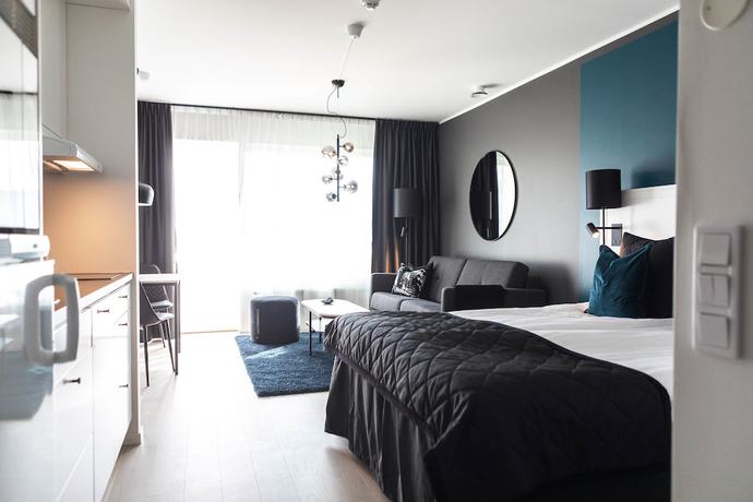 Imagen de la habitación del Hotel Sky Apartments City. Foto 14
