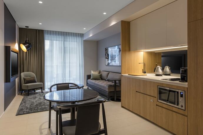 Imagen de la habitación del Hotel Skye Suites Sydney. Foto 11