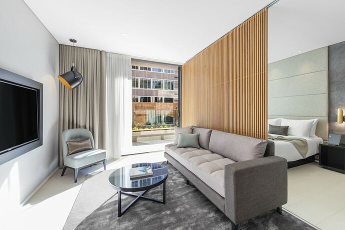 Imagen de la habitación del Hotel Skye Suites Sydney. Foto 13