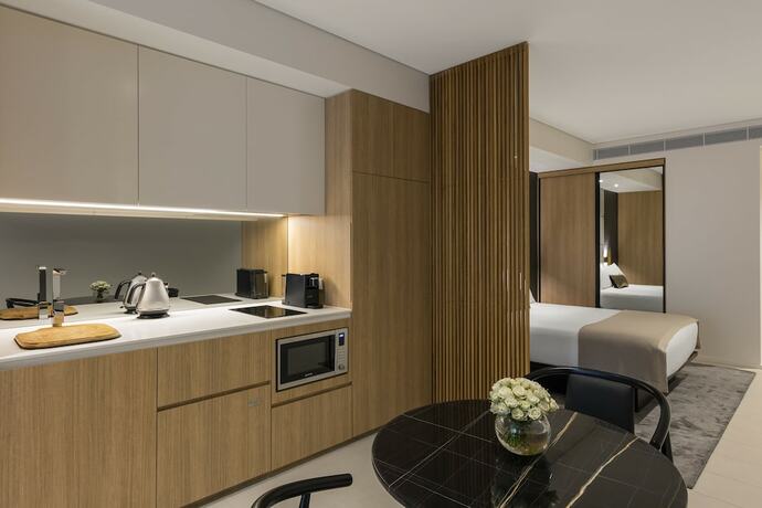Imagen de la habitación del Hotel Skye Suites Sydney. Foto 19