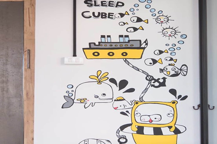 Imagen de los interiores del Hotel Sleep Cube. Foto 17