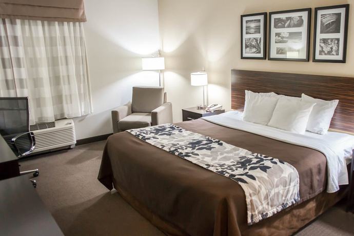 Imagen de la habitación del Hotel Sleep Inn And Suites Indoor Waterpark. Foto 3