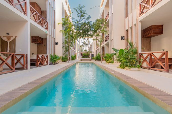 Imagen de la piscina del Hotel Smart Depas Tulum. Foto 17