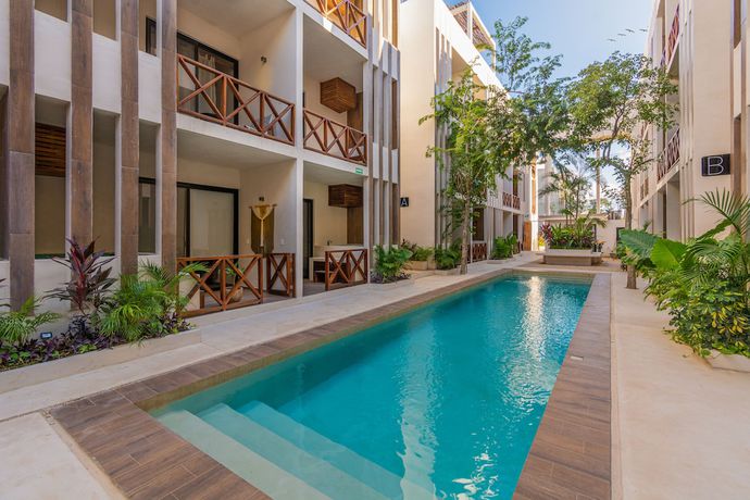 Imagen de la piscina del Hotel Smart Depas Tulum. Foto 19