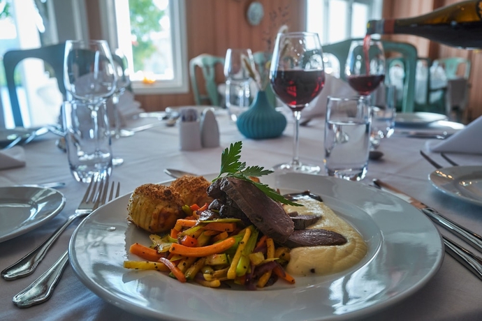 Imagen del bar/restaurante del Hotel Sole Gjesteg&aring;rd. Foto 3