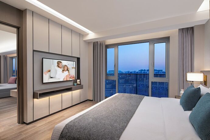 Imagen de la habitación del Hotel Somerset Daxing Beijing. Foto 19