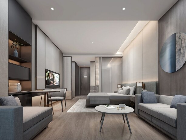 Imagen de la habitación del Hotel Somerset Daxing Beijing. Foto 21