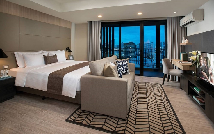 Imagen de la habitación del Hotel Somerset Ekamai Bangkok. Foto 2