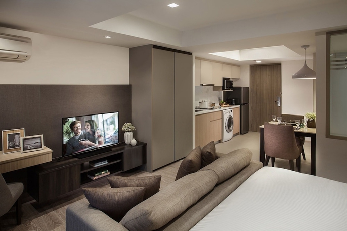 Imagen de la habitación del Hotel Somerset Ekamai Bangkok. Foto 3