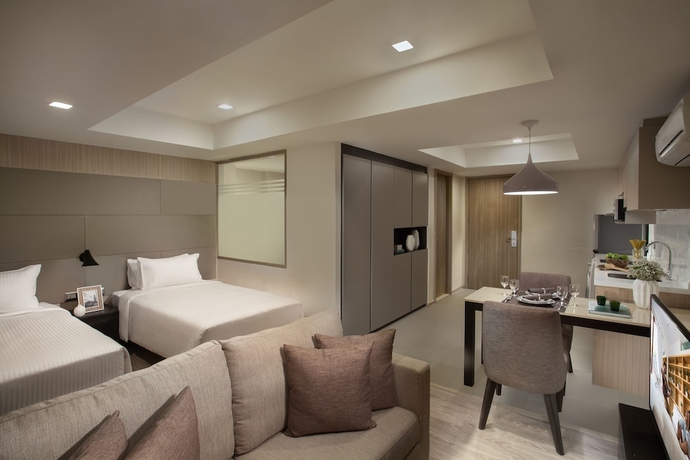 Imagen de la habitación del Hotel Somerset Ekamai Bangkok. Foto 4