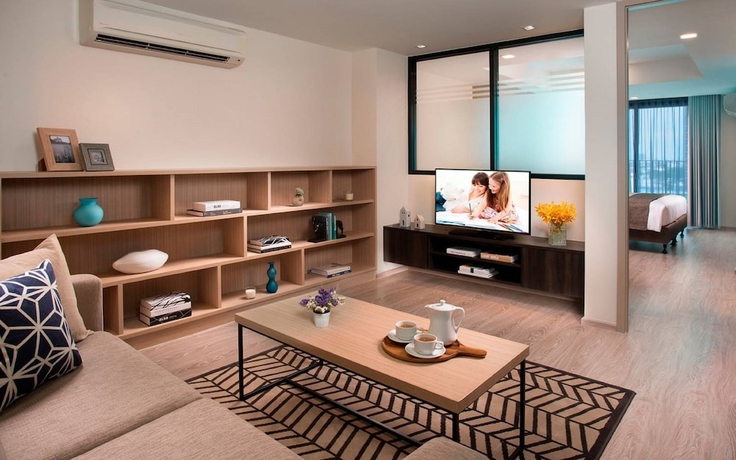 Imagen de la habitación del Hotel Somerset Ekamai Bangkok. Foto 9