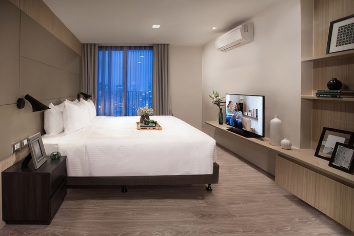 Imagen de la habitación del Hotel Somerset Ekamai Bangkok. Foto 11