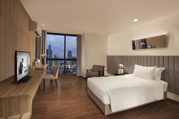 Imagen de la habitación del Hotel Somerset Ekamai Bangkok. Foto 12