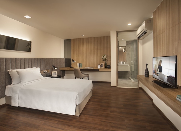 Imagen de la habitación del Hotel Somerset Ekamai Bangkok. Foto 13
