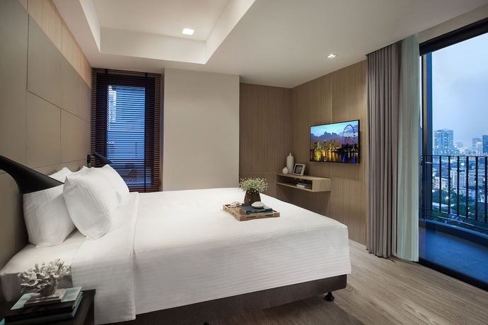 Imagen de la habitación del Hotel Somerset Ekamai Bangkok. Foto 15