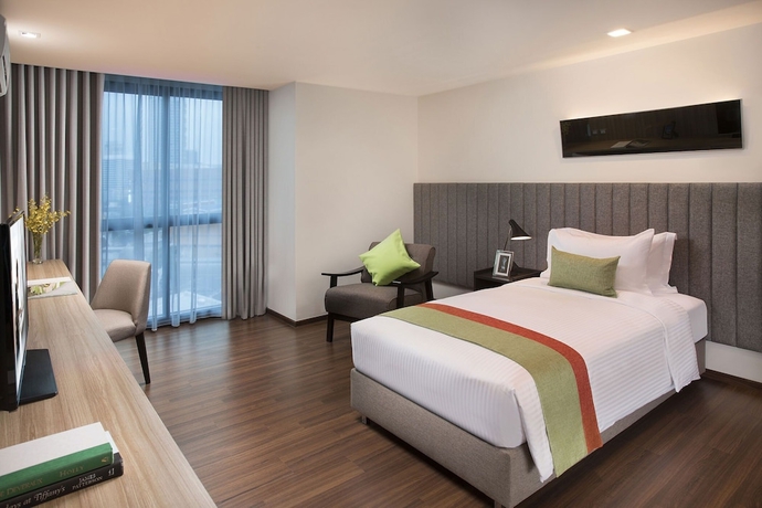 Imagen de la habitación del Hotel Somerset Ekamai Bangkok. Foto 16