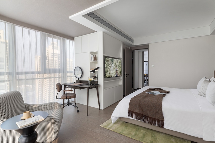 Imagen de la habitación del Hotel Somerset Future Center Wuhan. Foto 17
