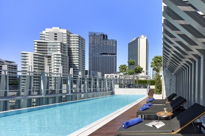 Imagen de la piscina del Hotel Somerset Maison Asoke Bangkok. Foto 18