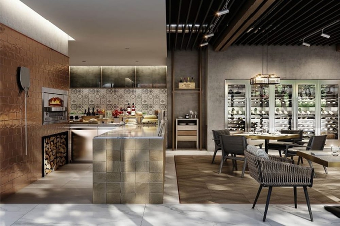 Imagen del bar/restaurante del Hotel Somerset Maison Asoke Bangkok. Foto 2