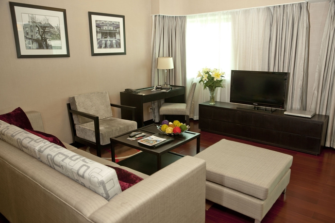 Imagen de los interiores del Hotel Somerset Olympic Tower Tianjin. Foto 14
