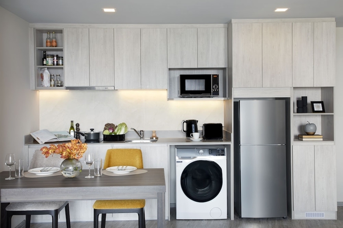 Imagen de la habitación del Hotel Somerset Rama 9 Bangkok. Foto 6