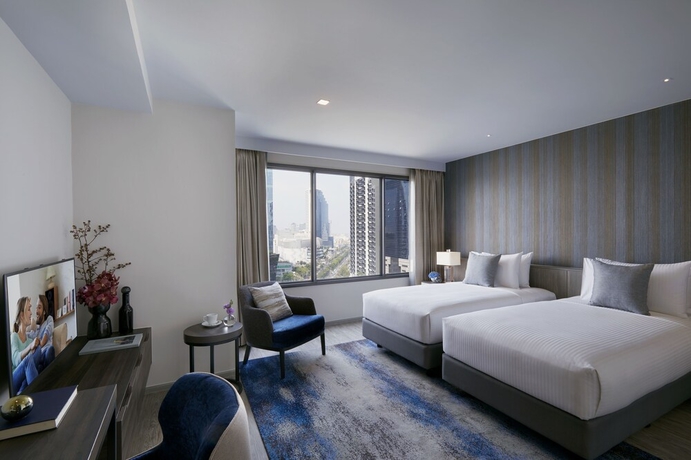 Imagen de la habitación del Hotel Somerset Rama 9 Bangkok. Foto 9