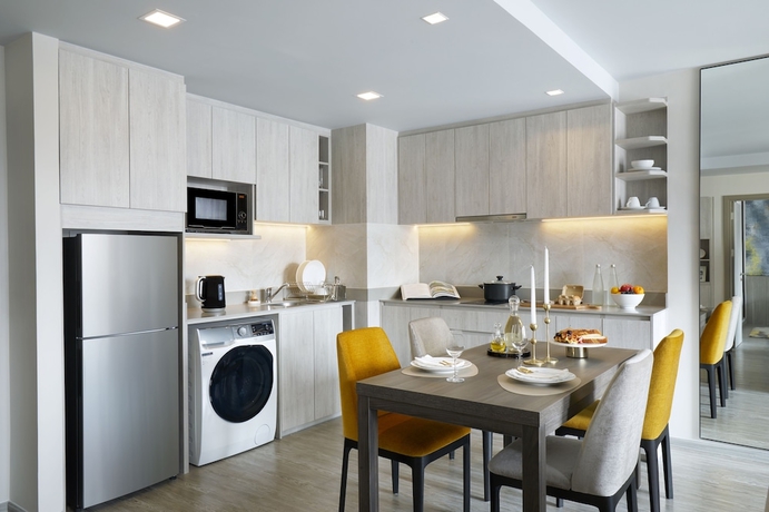 Imagen de la habitación del Hotel Somerset Rama 9 Bangkok. Foto 14